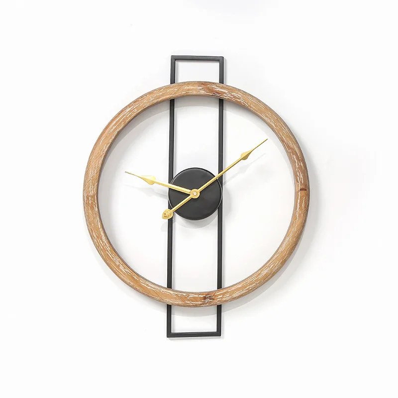 2022 Creative Wall Clock Living Room Fashion Mute Clock Entrance Restaurant Iron Fashion Wall Watch Home Decoration Clock