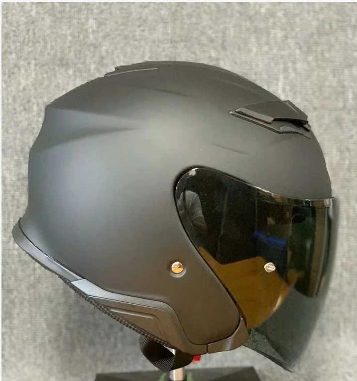 Open Face Motorcycle helmet J-CRUISE matte black helmet Riding Motocross Racing Motobike Helmet