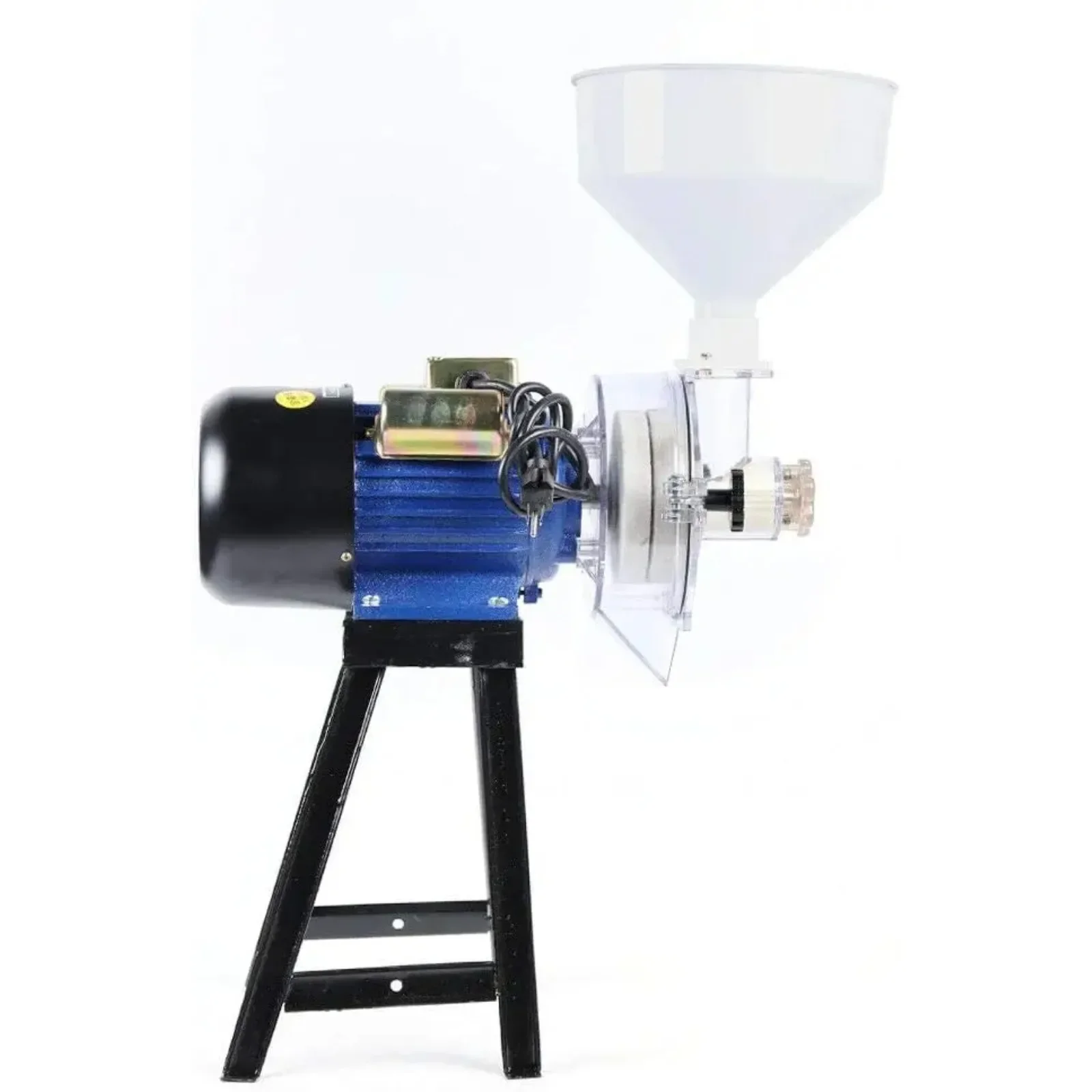 Molino de granos eléctrico ultrafino de 2200 W (110 V) - Molinillo comercial húmedo y seco con tolva para maíz, trigo, alimentación, arroz