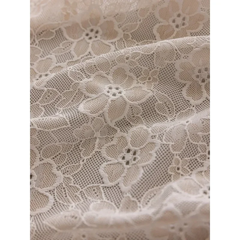 French Modern White Tulle single Layer Fashion Sheer Custom Size Curtains for Living Dining Room Bedroom Window Decor 창문커텐