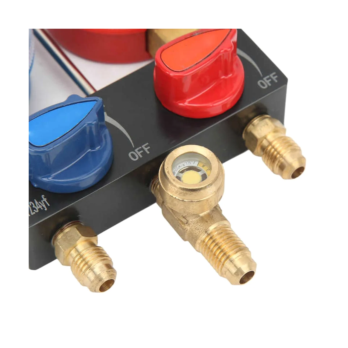 Refrigeração Manifold Gauge Ferramentas, Medidor de Pressão de Refrigeração, HS-M01, G1, 4 Condition Manometer, R22, R1234Yf