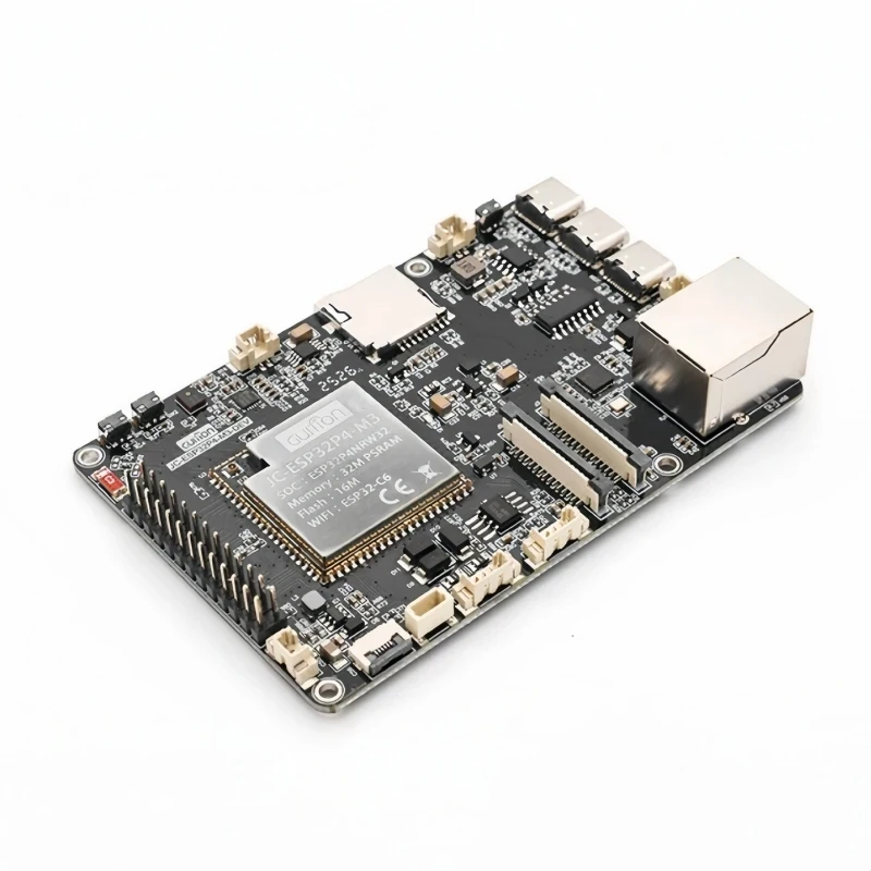 ESP32-P4 Module Support WiFi6 BT5 / BLE RJ45 Based On ESP32-P4 ESP32-C6 Development Board 32M PSRAM 16MB Flash IDE