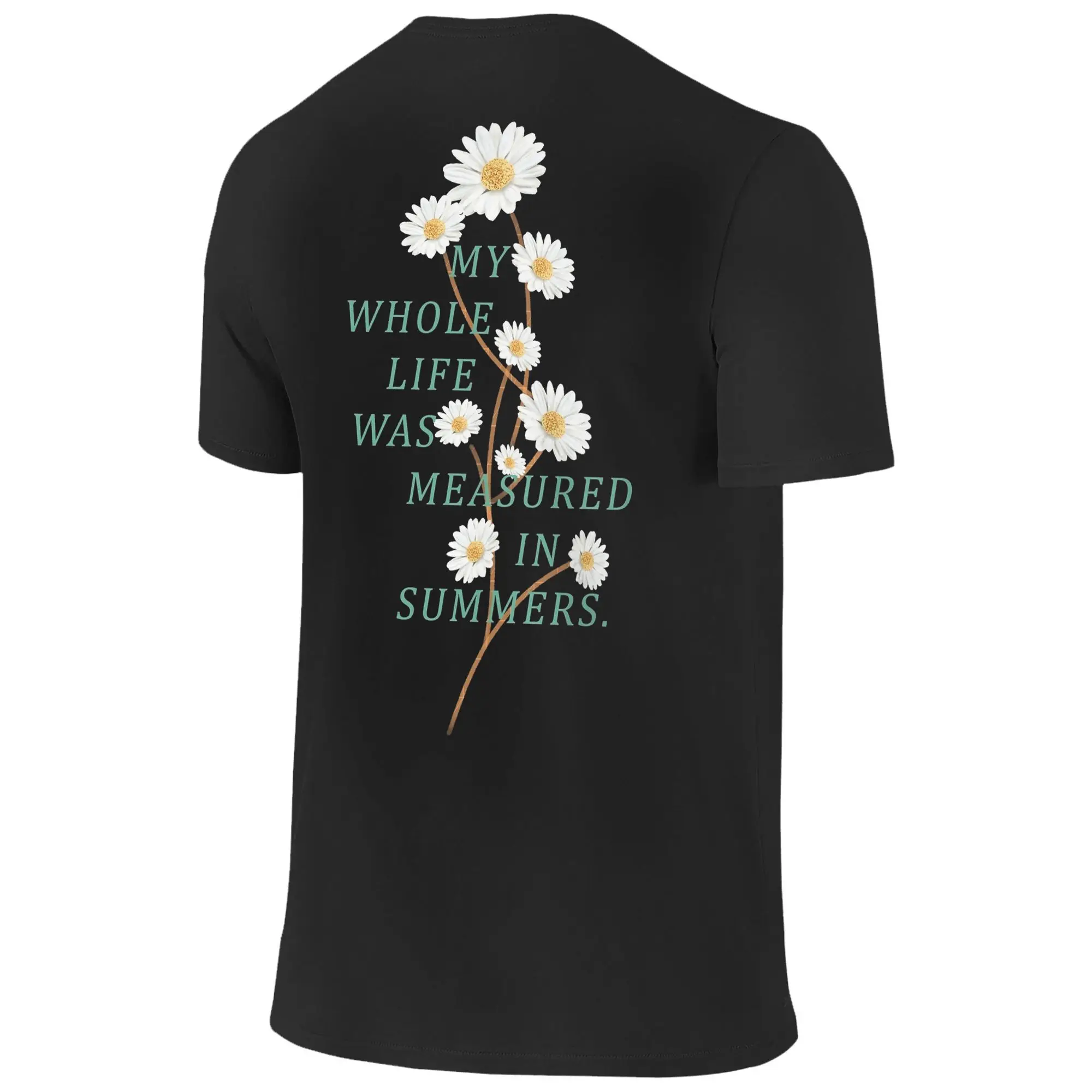 The Summer I Turned Pretty Daisy T Shirts for Men Women Pure Cotton Humorous T-Shirts O Neck  Tee Shirt Short Sleeve Clothing