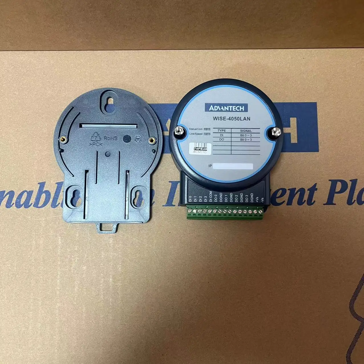 2025 Advantech 4 ingressi digitali/4 uscite digitali, I/O Ethernet Modbus WISE-4050LAN-B