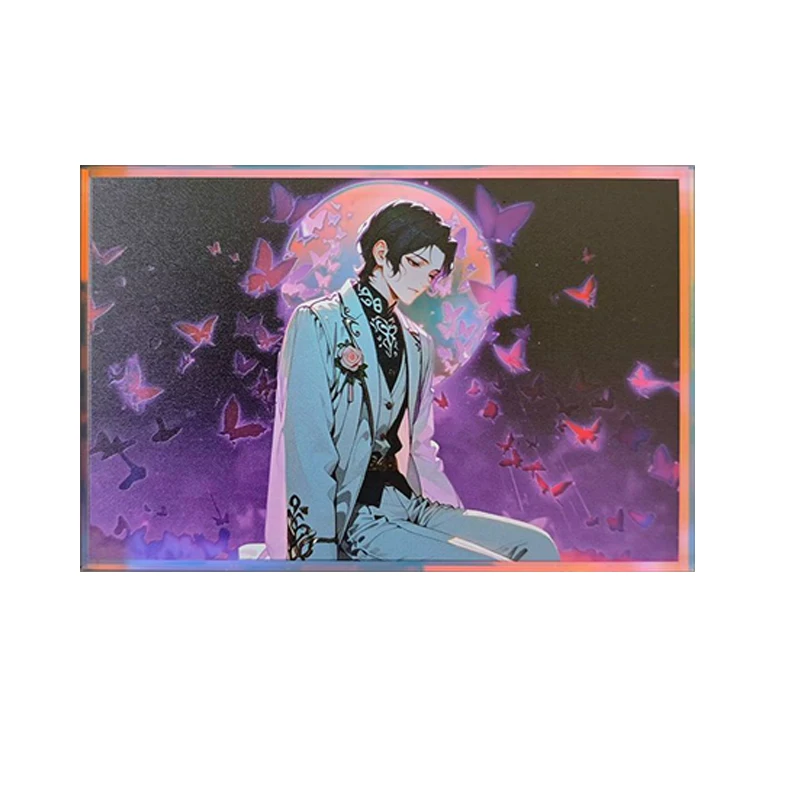 Anime Demon Slayer Tomioka Giyuu Kochou Shinobu  Agatsuma Zenitsu Collectible Cards Christmas Birthday Gifts Children's Toys