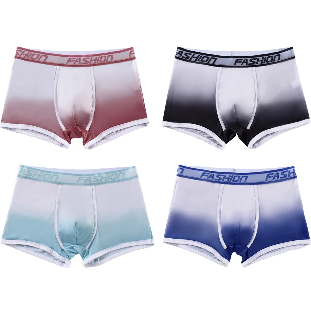 4PCS/LOT Cotton Mens Panties Soft Comfort Boxer Underwear Short Men Underpants Boxer Underpants Men Sports Boxers Briefs