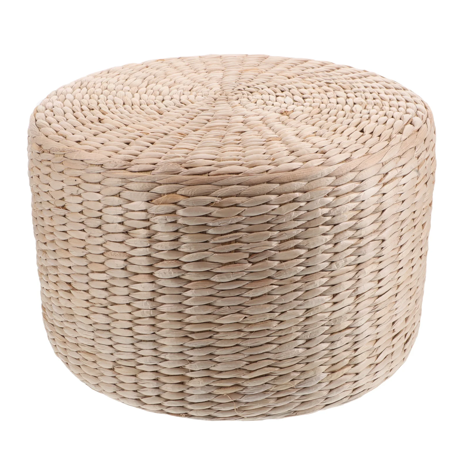

Japanese Style Retro Straw Woven Stool Child Sitting Pillow Floor Cushion Round Footstool Kids Yoga Mat Home Decor Accent