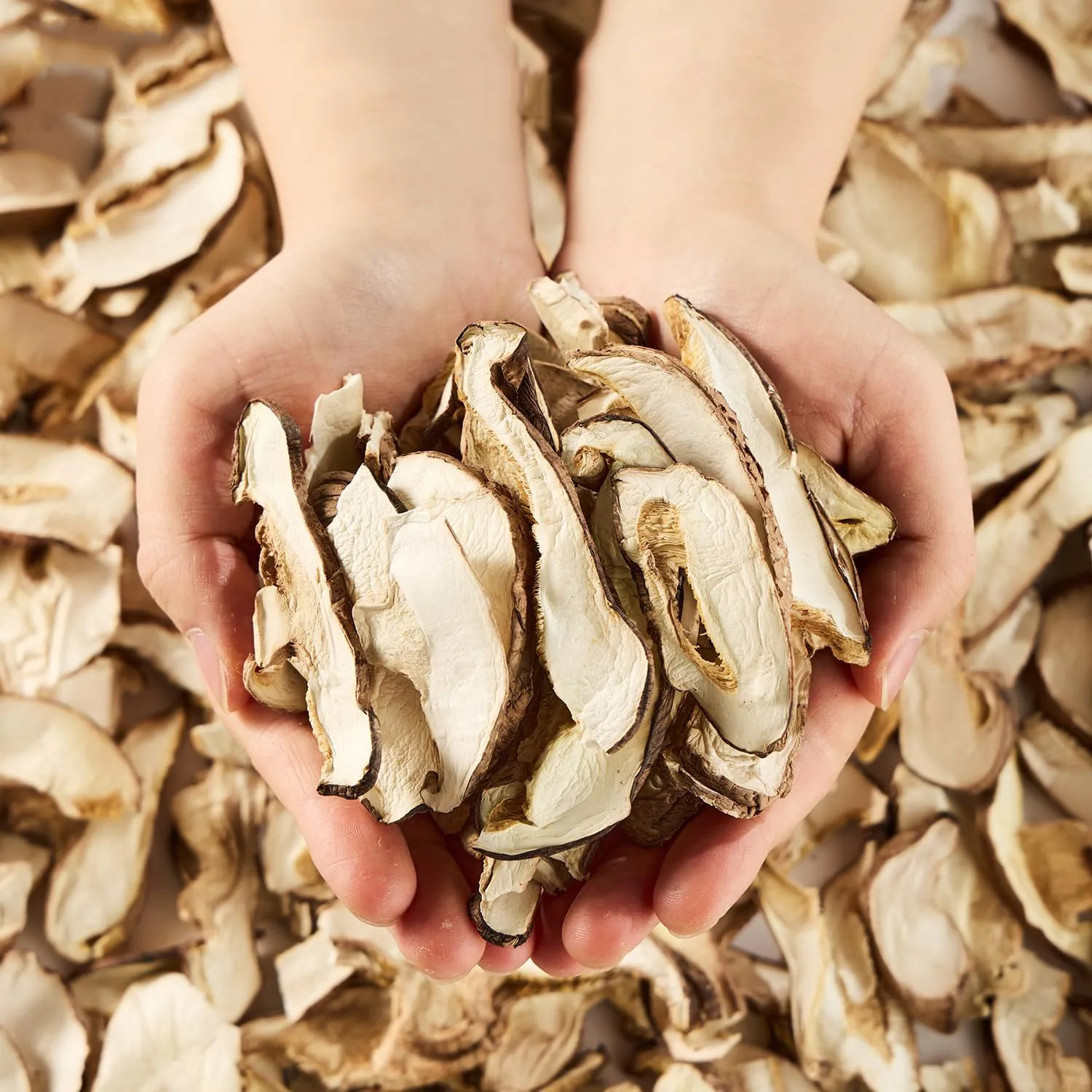 [Grado superior] Rebanadas de setas Shiitake secas, setas Shiitake secas para cocinar, setas Shiitake secas premium