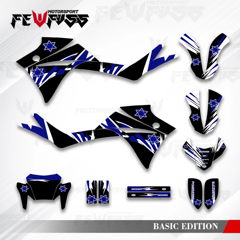 

Графические наклейки Fewfuss, наклейки для мотоцикла, фон на заказ для Yamaha 2005 2006 2007 2008 2009-2021 XT660R XT660X XT660R-X