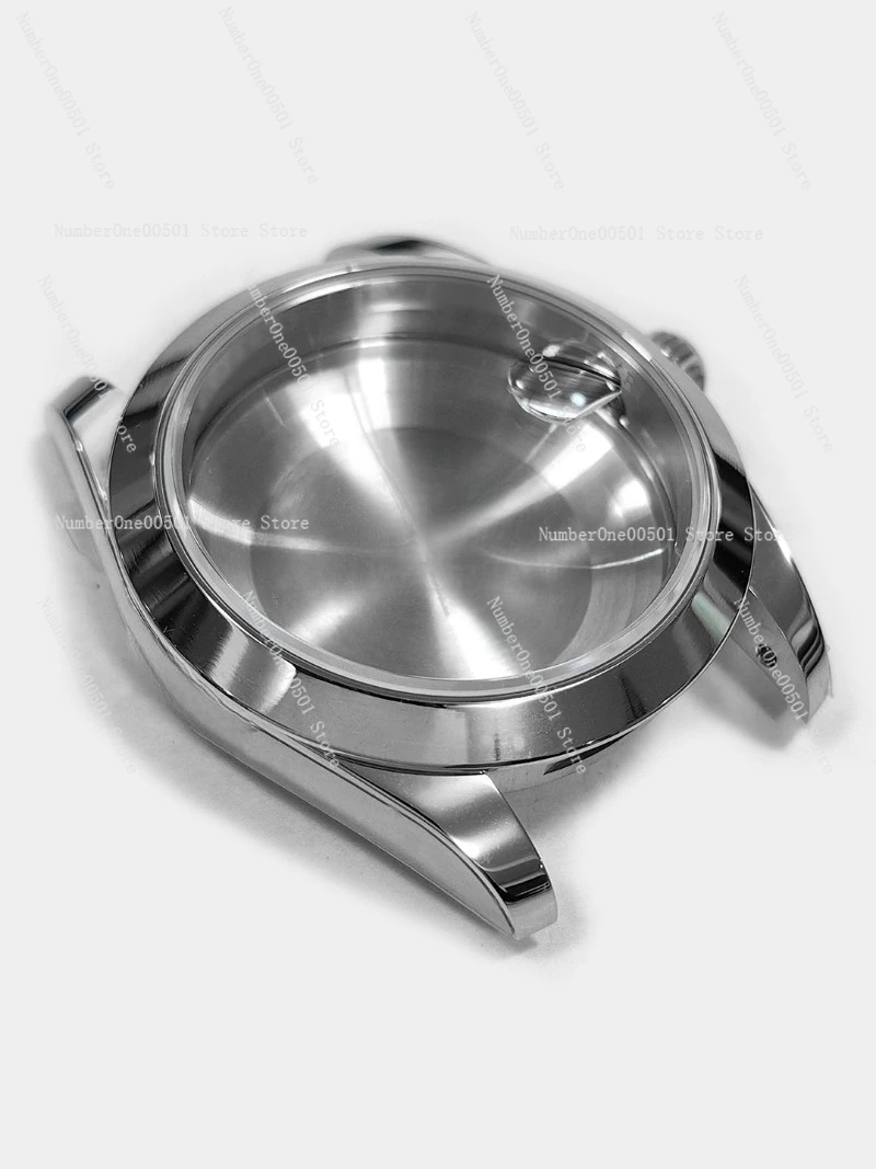 

41mm Stainless Steel Smooth Bezel Watch Case Fit Shanghai 3235 Movement Datejust 126334 Replacement Case