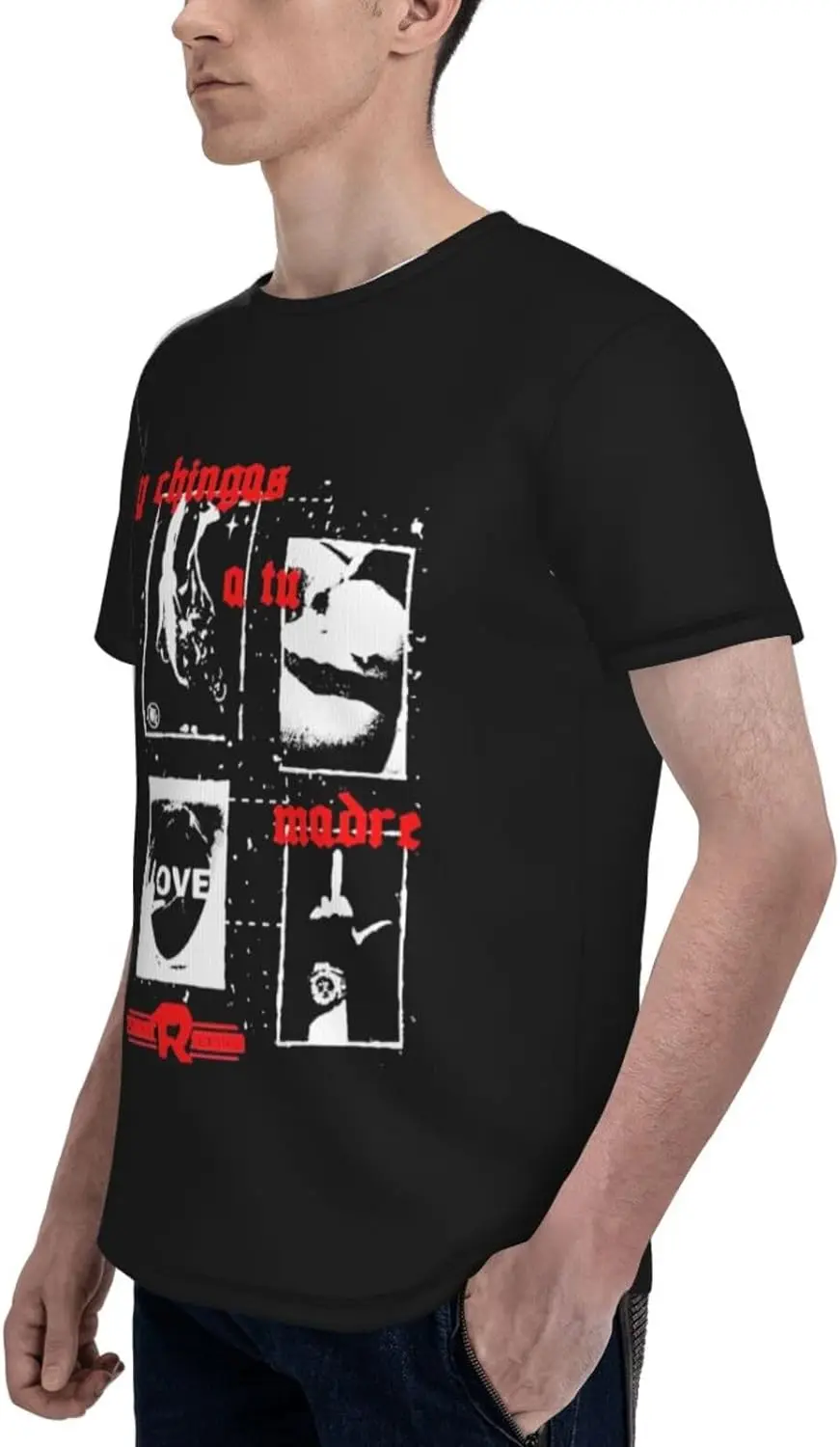 Shirt Mens Casual 3D Graphic T Shirts Trendy Crewneck Short Sleeve Vintage Tees