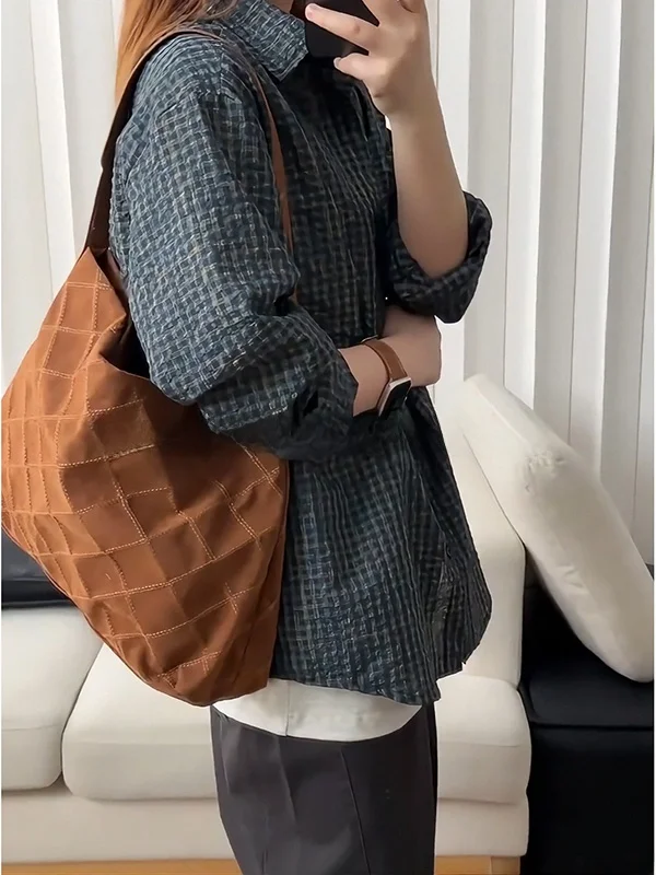 

Синяя текстурированная рубашка-куртка с эффектом пузырьков для мужчин, летняя, с защитой от солнца, с длинным рукавом, свободного кроя, с отложным воротником, для молодежи, в стиле Lazy Feel