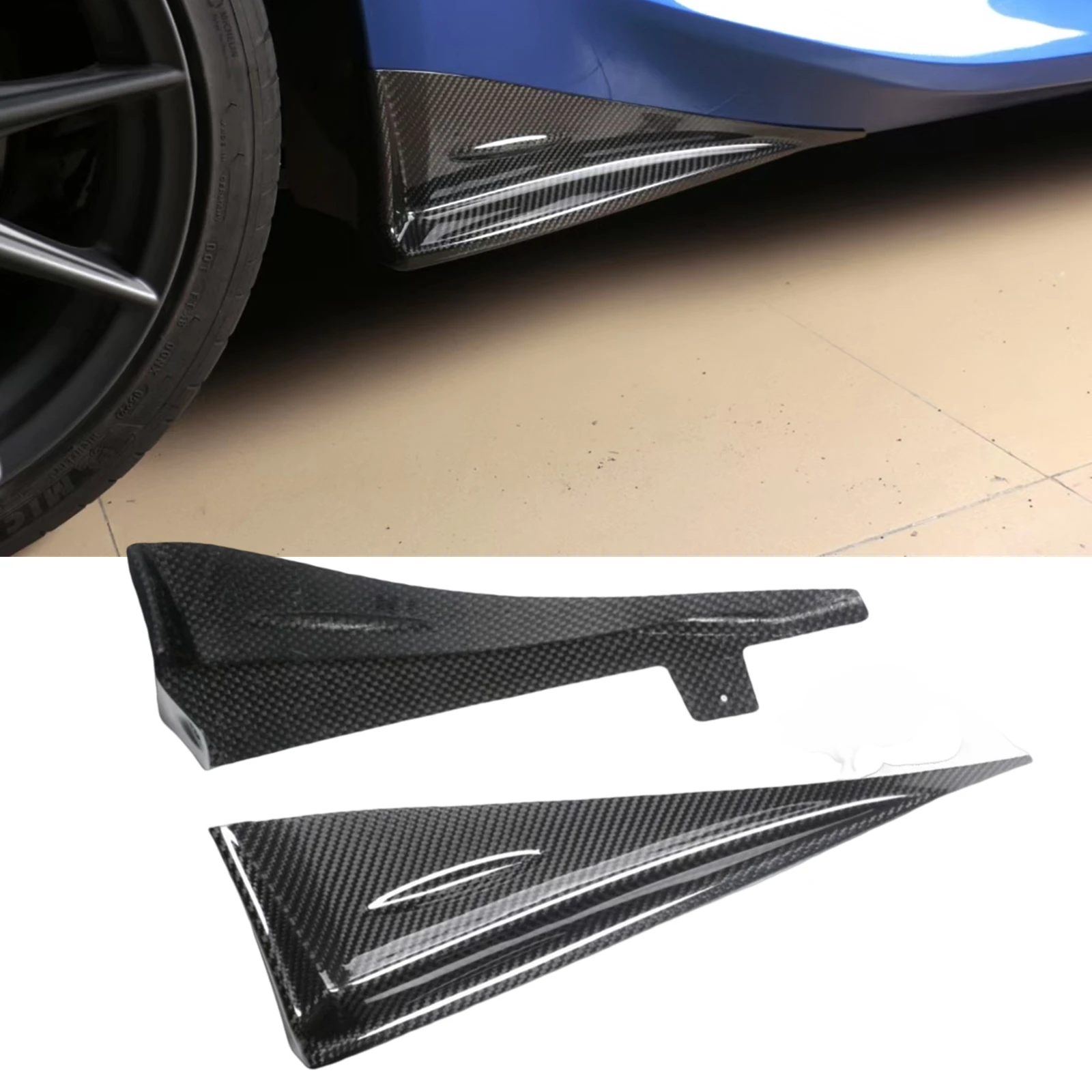 

2 шт. автомобильная боковая юбка, сплиттер, спойлер для Subaru BRZ Toyota GR86 2022-2025