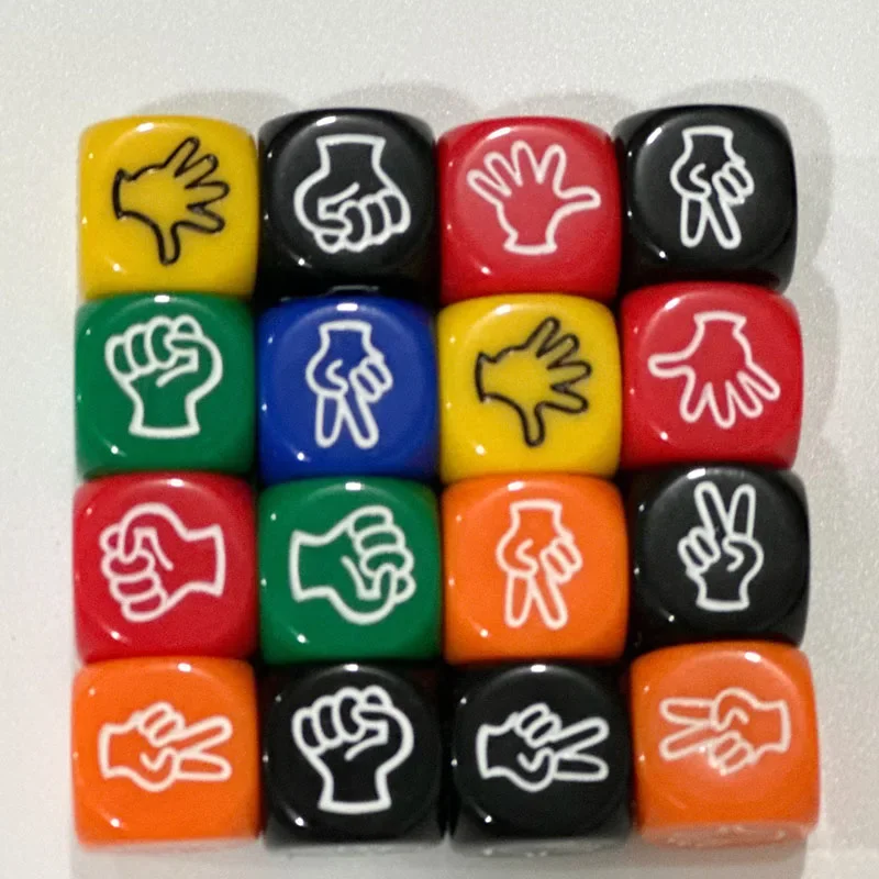 

5 pcs/lot Mora Dice Creative Design 2*2 cm Finger-guessing Game Accessories