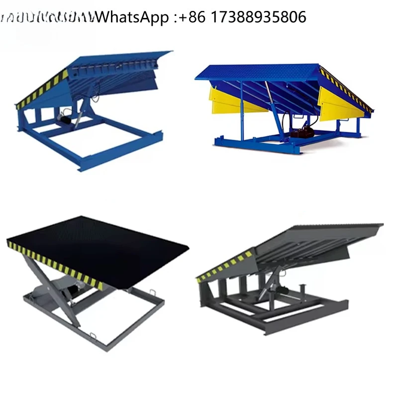 Electric Lifting Industrial Hydraulic Cylinder Motor Company and Powerful Dock Leveler for Warehouse Loading and Unloading Docks