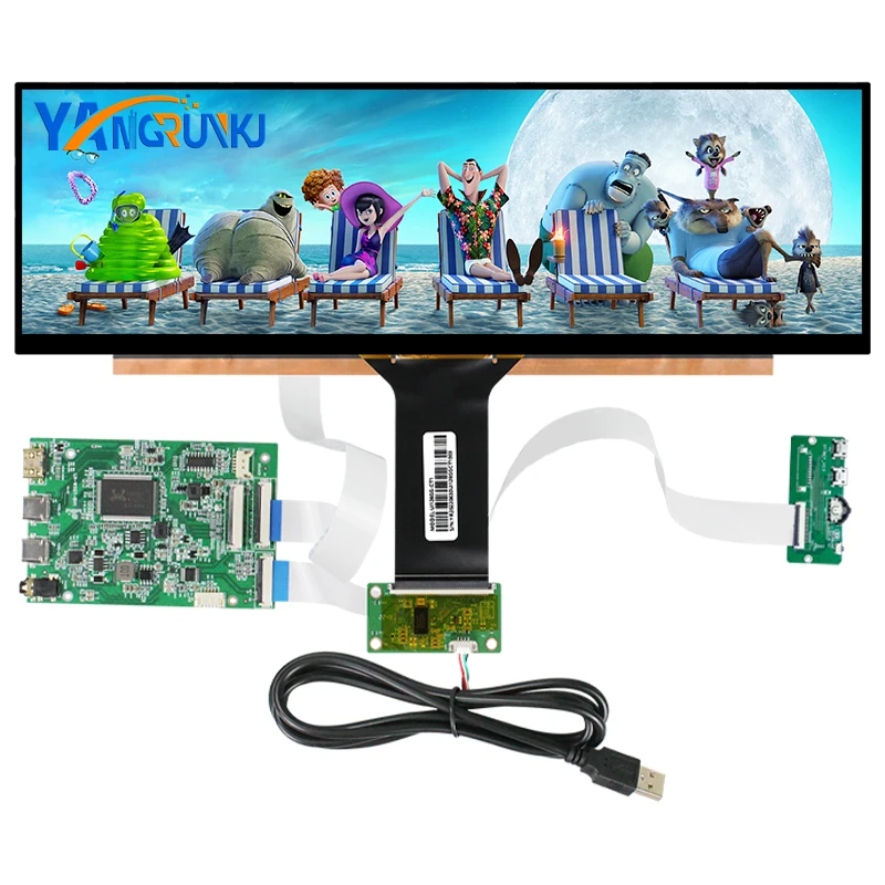 14.1 Inch BOE NV140DQM N51 Ultra Wide LCD Screen with Type C HDMI Driver Board Touch Screen for DIY Portable Monitor