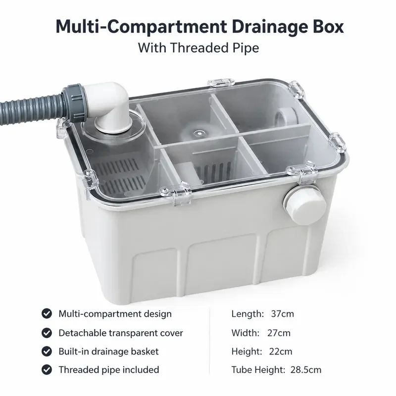 Dental Plaster Sedimentation Tank Gypsum Filter Precipitation Separation Trap for Clinic Lab Waste Water Management System