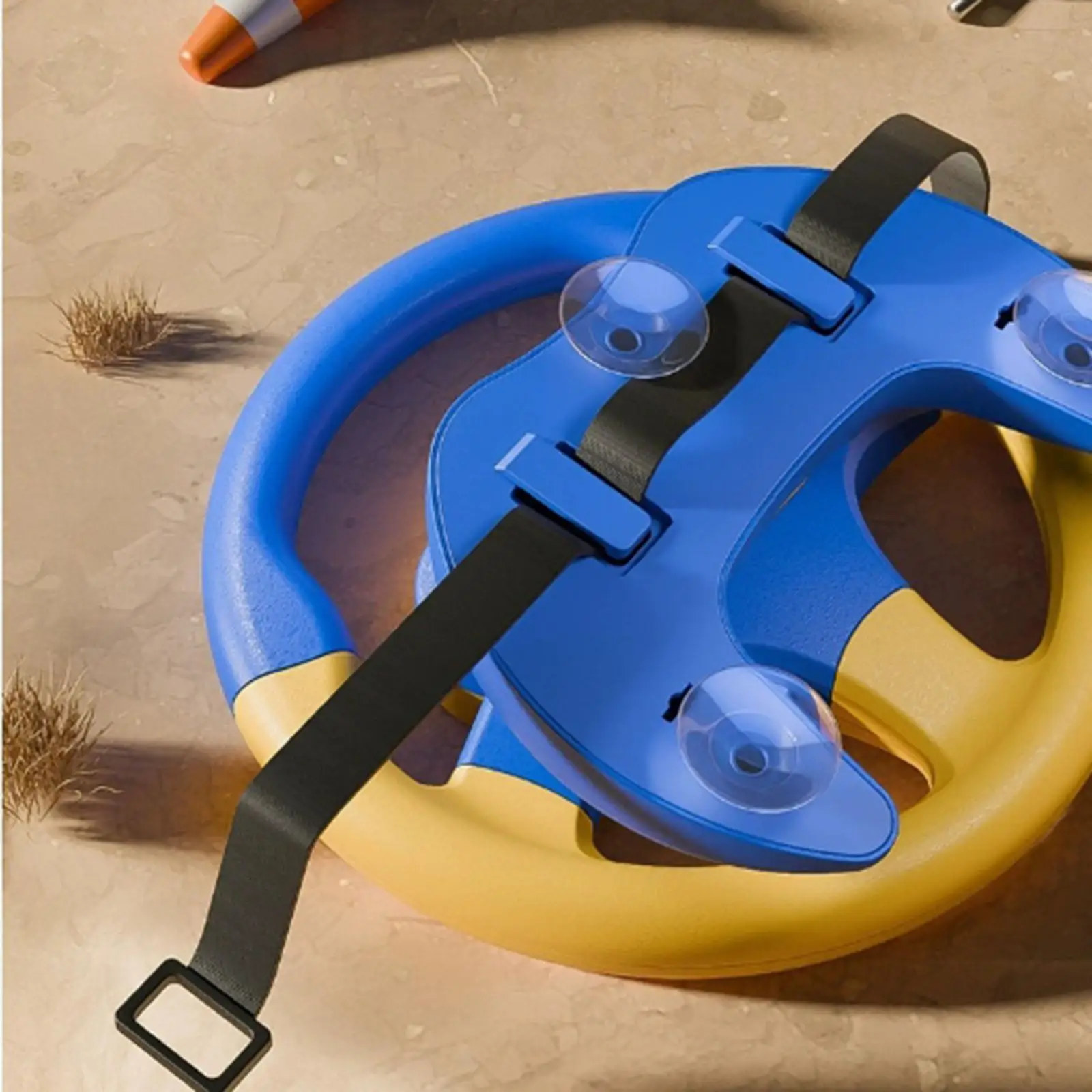 

Simulation Steering Wheel with Music Light Musical Copilot Toy Musical Driving Wheel for Indoor Party Outdoor Interaction Kids