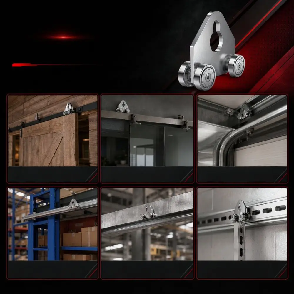 Reliable Four Wheel Trolley For For Mubaobao Crane Rail Glide Roller Industrial Material Lifting System Accessory Part