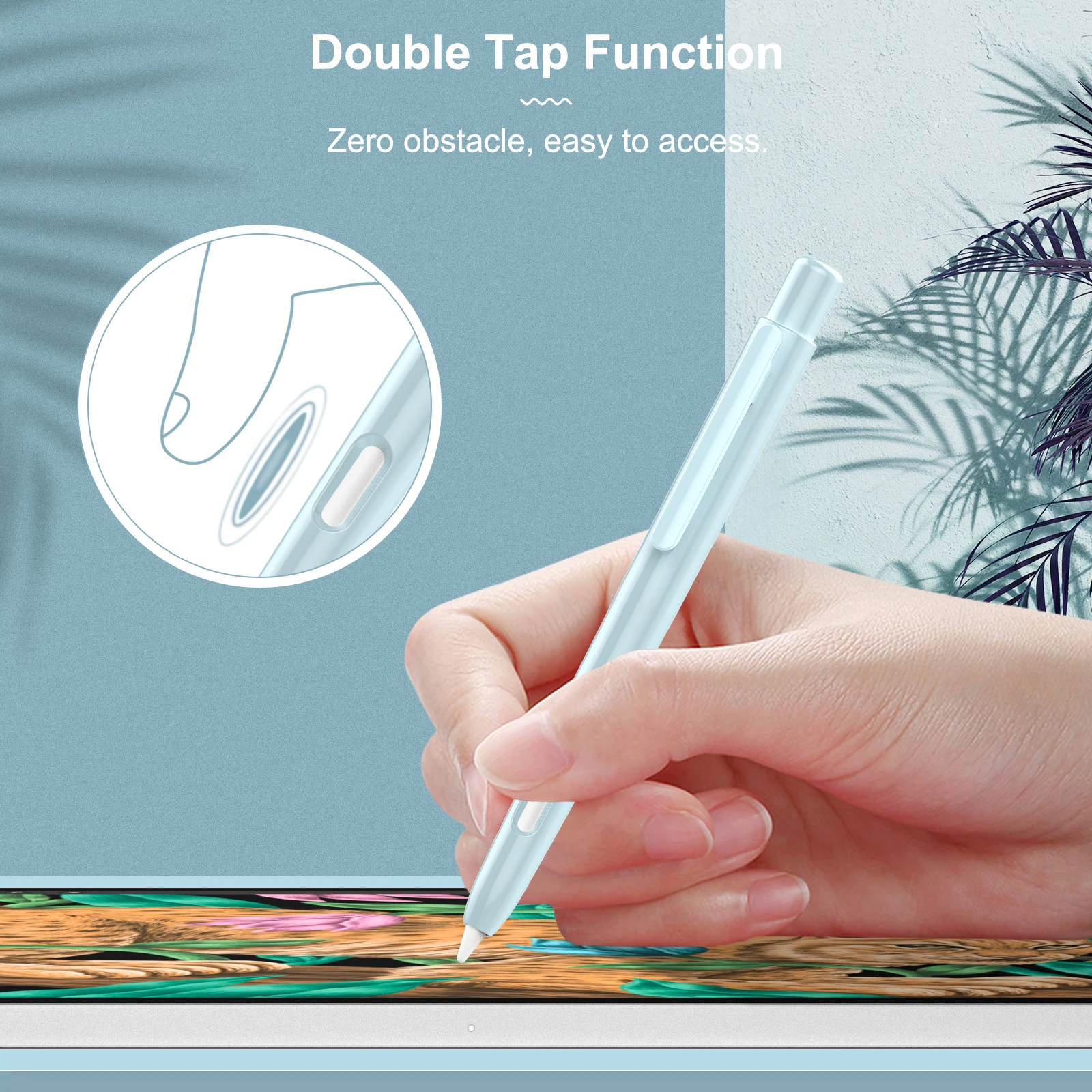 Giá Đỡ Dành Cho Apple Pencil 2nd Thế Hệ Có Thể Thu Vào Bảo Vệ Nắp Bút Chắc Chắn Kẹp Tay Bút Chì Nắp Cho iPad Air 5