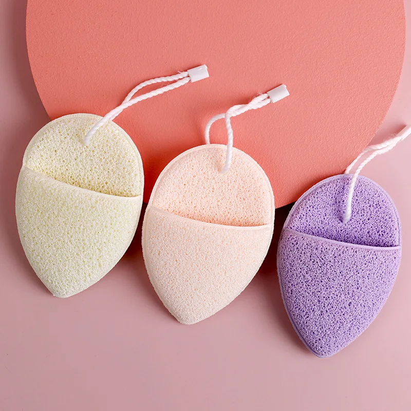 Gesichtsschwämme für die tägliche Gesichtsreinigung und Peeling, natürliche kosmetische Spa-Schwämme für Make-up-Entferner, wiederverwendbar
