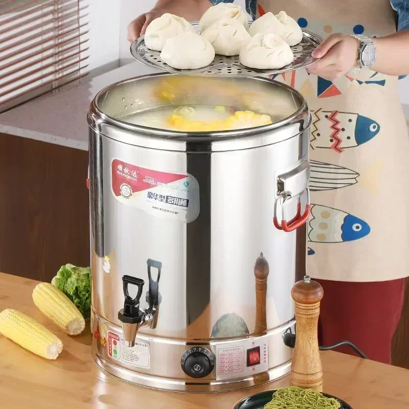 home use and Commercial Bone Boiling Soup Bucket  High Soup Bucket. Electric Boiling Pot Boiling Water Bucket Electric