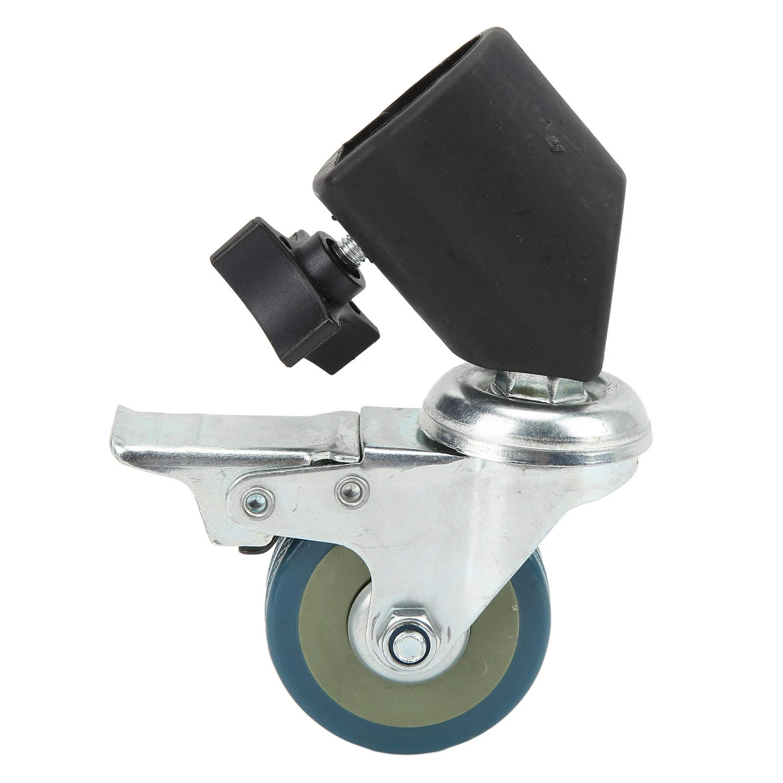 3pcs 22mm Swivel Caster Wheels Set for Photography Light Stand Tripod Studio Photo Video Shooting Locking Caster Set with Brake