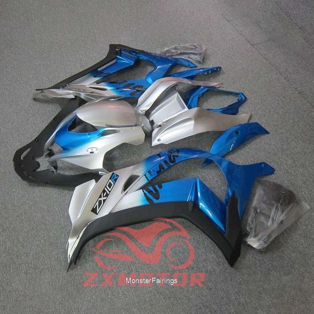 For Ninja ZX-10R 16 17 18 Full Fairings Ninja ZX10R 2016 2017 2018 Motorcycle Free Custom Plastic Body Fairing Kit