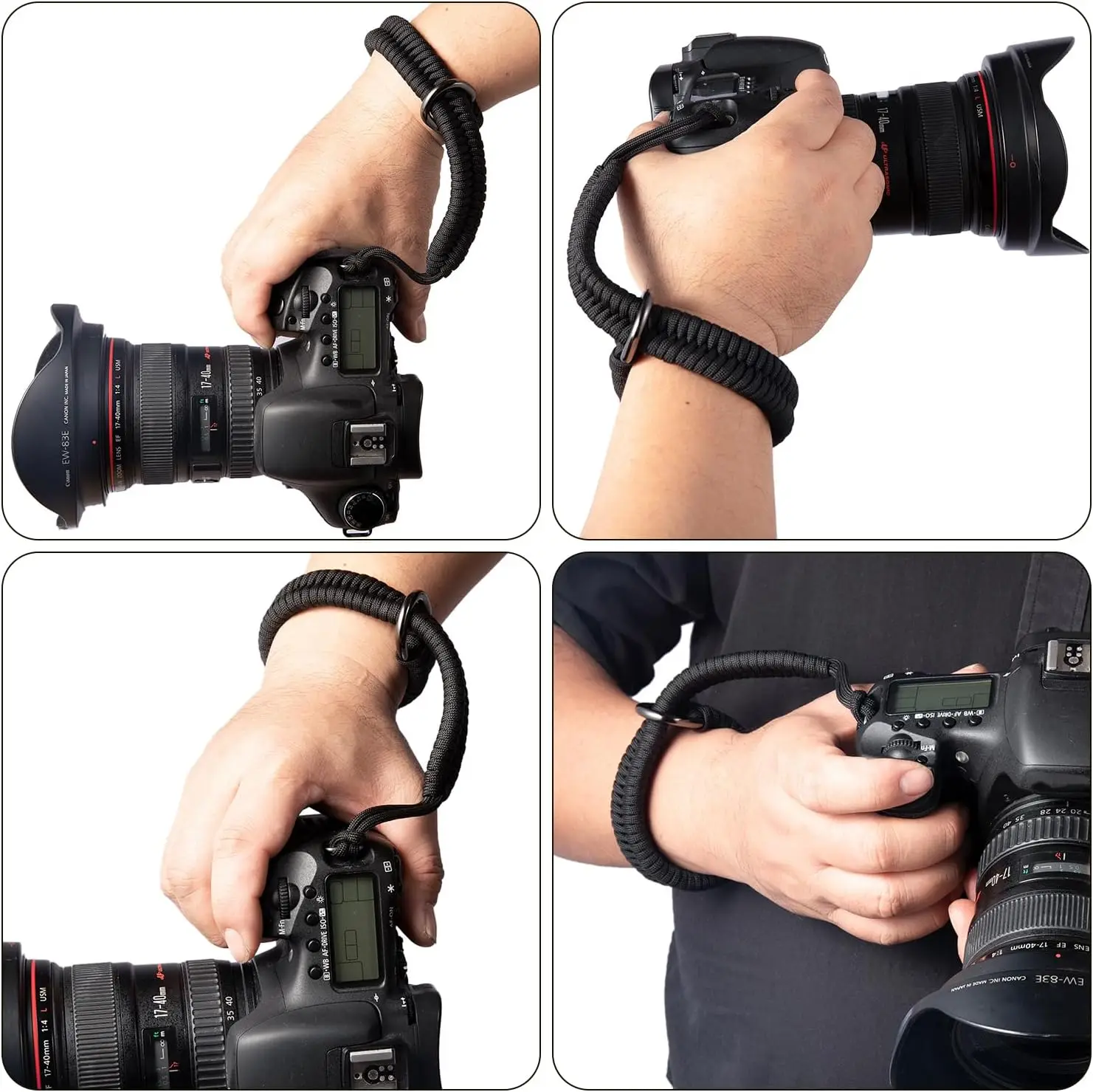 Camera Wrist Strap Adjustable Paracord  Nylon Camera Hand Strap,for DSLR,Fuji,Canon NIKON Mirrorless Cameras Photographers Quick