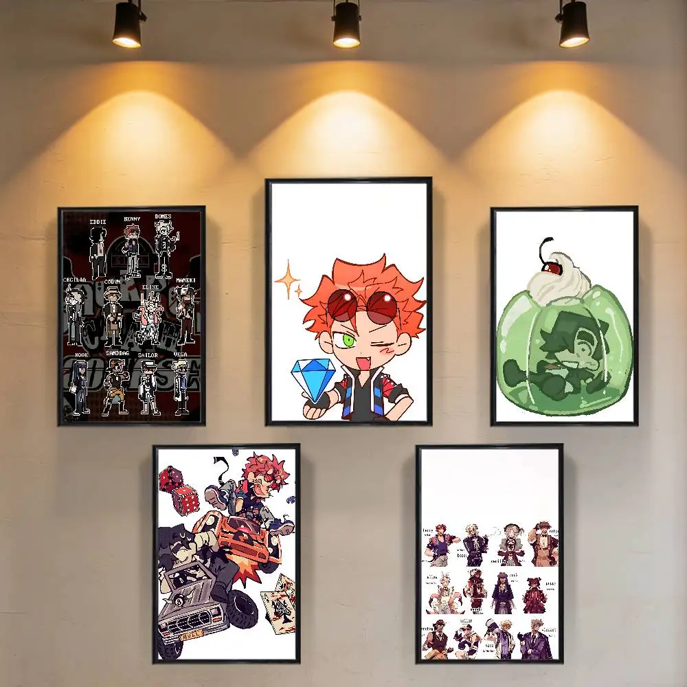 

Benny Jackpot Crash Course Eddie Poster Prints Wall Art Painting Picture Gift Living Room Bar Restaurant Dec Sticker Large