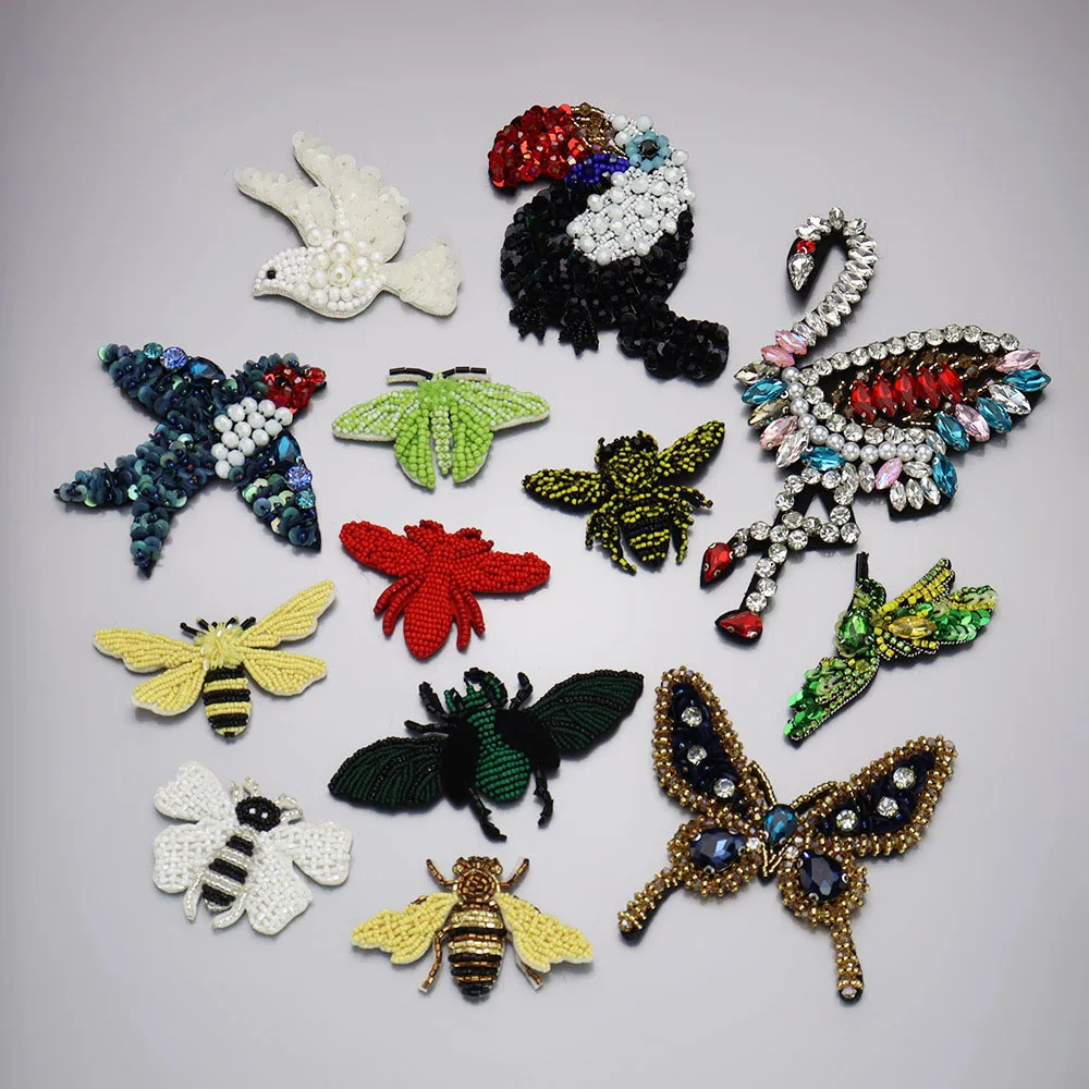 Фото 3D Ручная работа, дневные яркие фотообои, животные, попугай, голубь, птица, нашивки для одежды, сумок, обуви, аппликация, милая нашивка