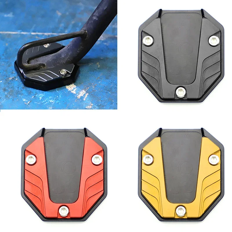Scooter Motorcycle Bike Kickstand Extender Foot Side Stand Extension Pad Support Plate Anti-skid Enlarged Base For Yamaha