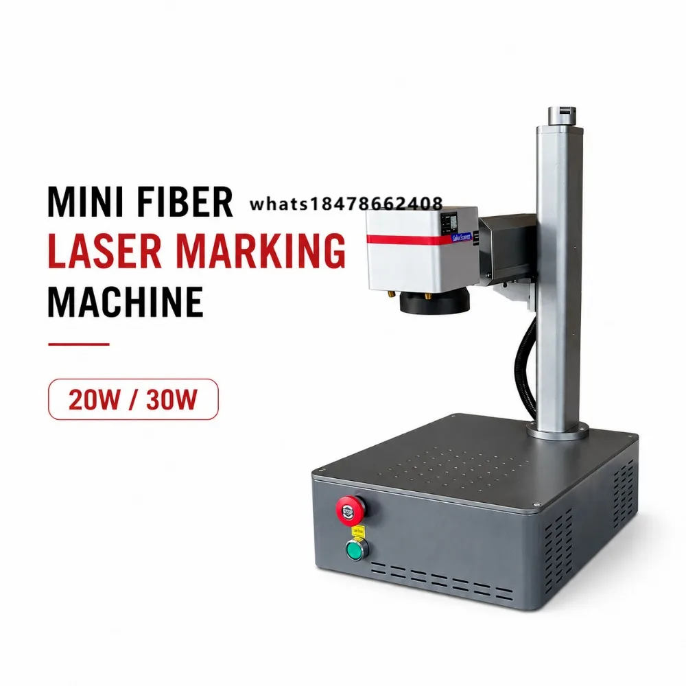Wholesale and Distributor Pricing Fiber Marking Machine 20w 30w Metal Copper Brass Stainless Steel Mini Fiber Marker