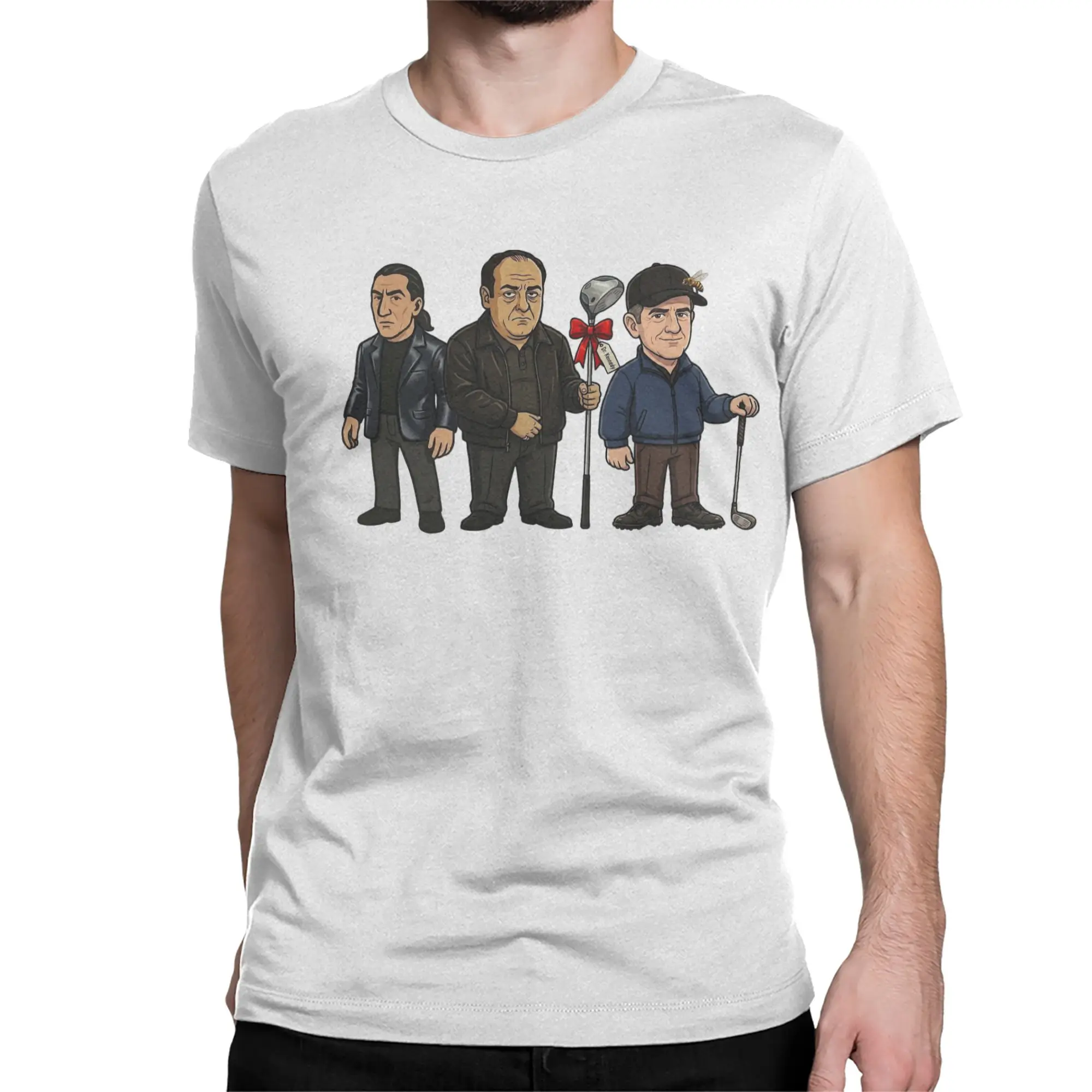 The Sopranos Family Cuties  Fairway Fellas Men Women's T Shirt  Vintage Tees Short Neck T-Shirt 100% Cotton Printed Clothing