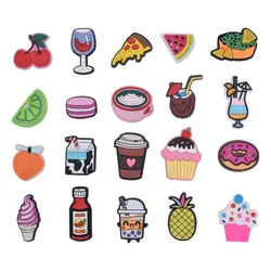 Vendite calde nuovi arrivi 1 pz caffè latte scarpa Charms Pin per Crocs decorazione scarpa bambini adulto natale ragazzo ragazza regali del partito