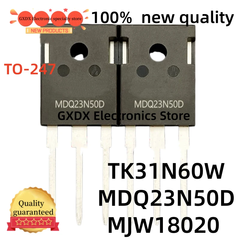 10-20-30 pieces/lot 100% new TK31N60W5 K31N60W5 MDQ23N50D TO247 MDQ23N50 MJW18020G MJW18020 18020 TO-247
