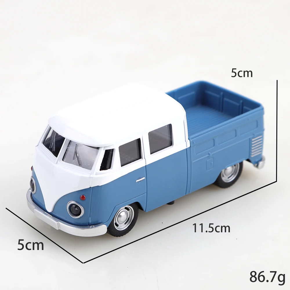 (Wellpappenschachtel) Maßstab 1:40, Vintage Cabover Pickup Modellauto, Kraftvoller Rückstoß, Metallguss, Jungenspielzeug, das beste Geschenk. – Detail 12