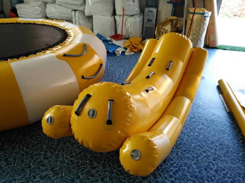 Popular Inflatable Floating Trampoline Family Inflatable Water Park Inflatable Water Trampoline for Adults&Childrenpromote sales