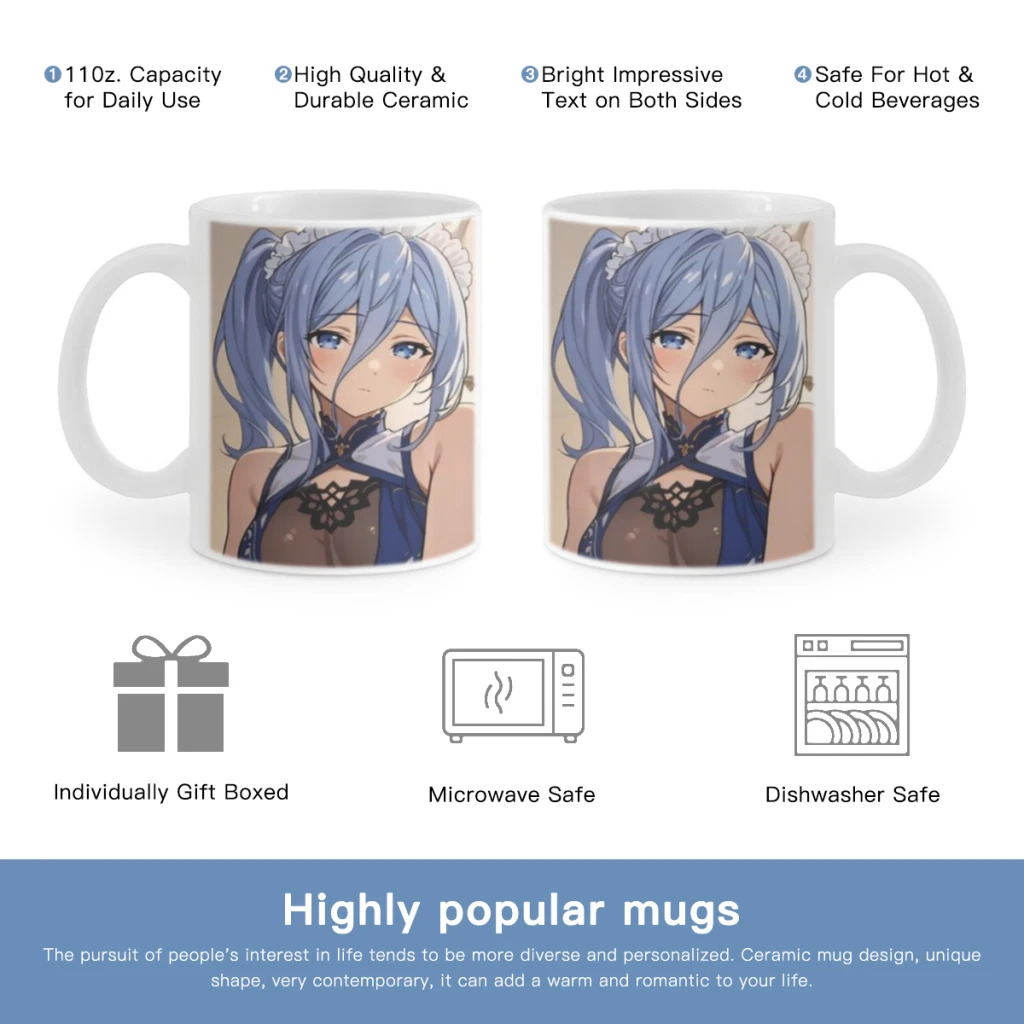 

DATE A LIVE Free shipping Ceramic Cup Coffee Oatmeal Breakfast Cup Creative Personality Mug