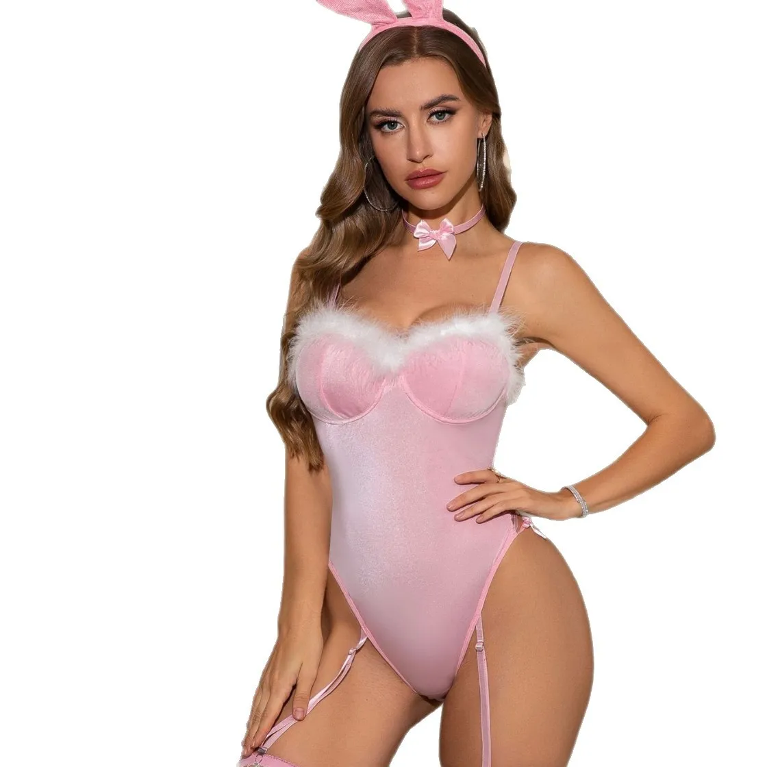 

Toucheart эротический кролик для девочек, косплей, сексуальное чистое желание, плюшевая милая униформа, соблазнительный женский горячий боди, вечерние танцевальный костюм для ночного клуба