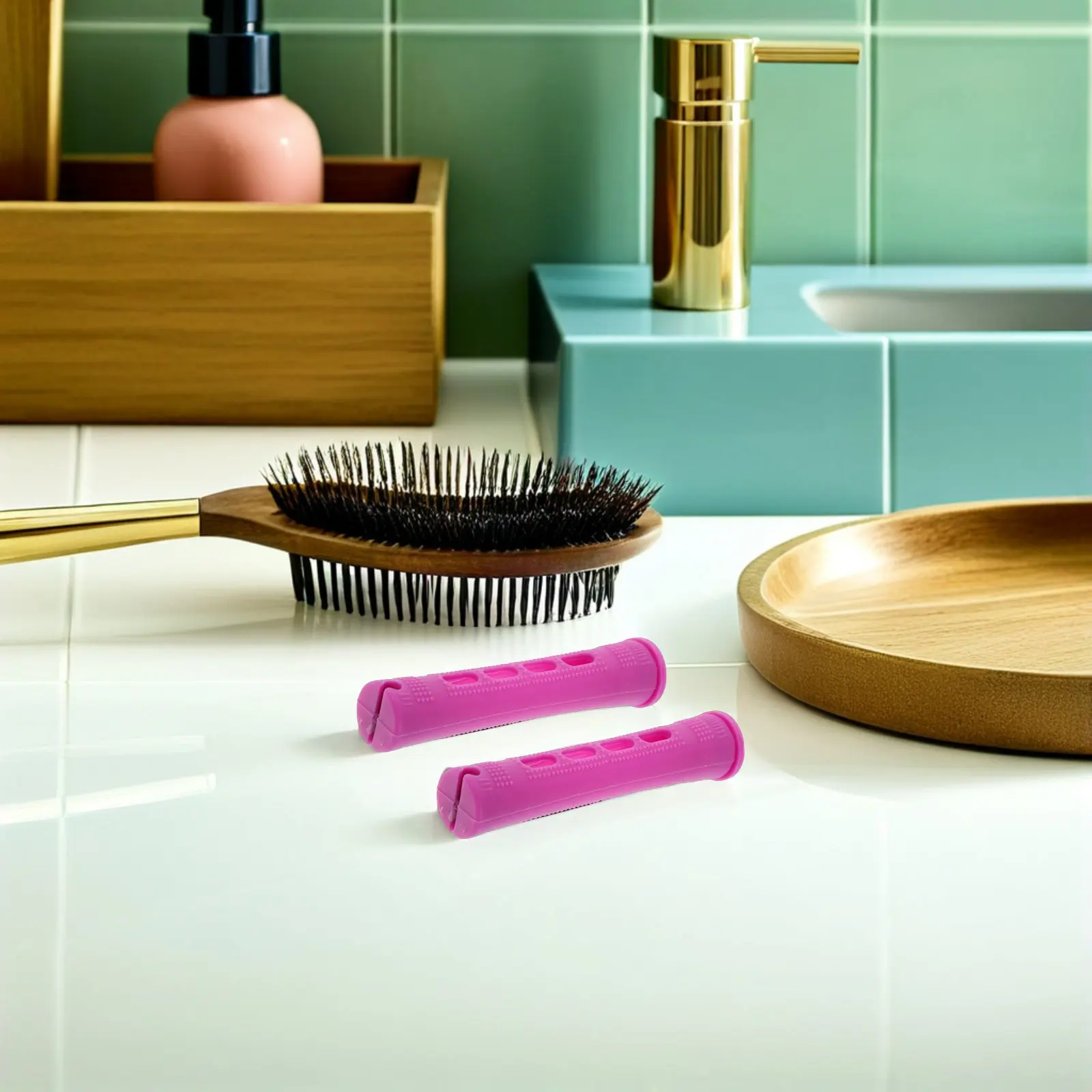 

Набор из 60 профессиональных пластиковых бигуди для химической завивки волос, быстронагревающиеся, салонного качества, инструменты для парикмахеров, для женщин