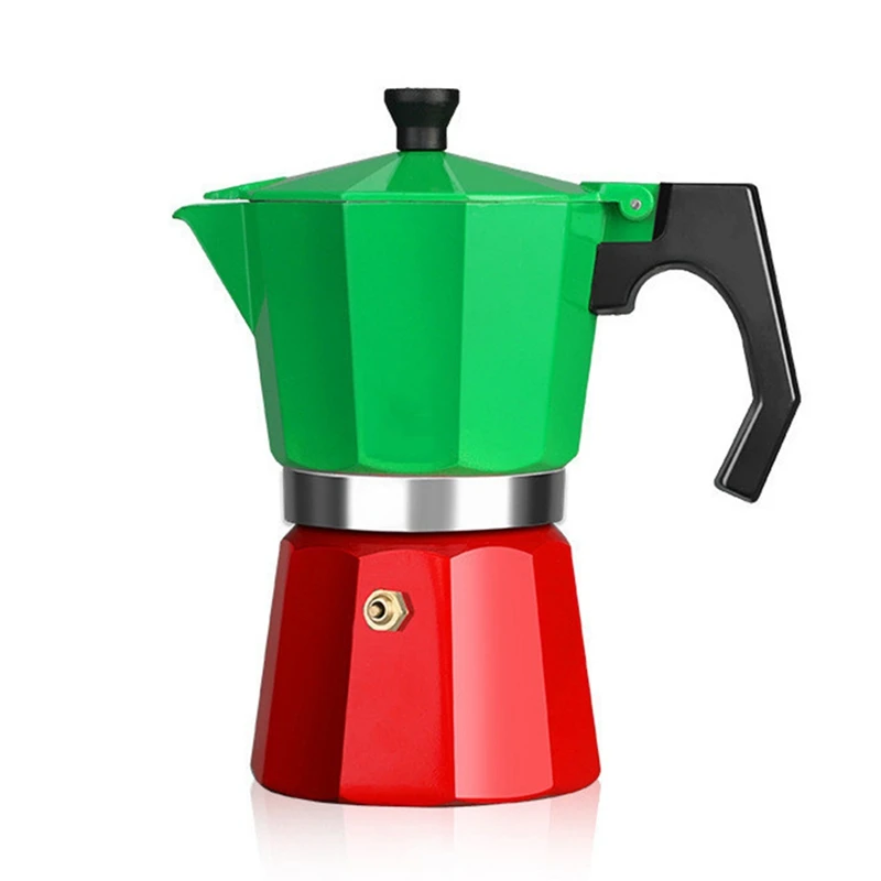 European Style Moka Pot Espresso Coffee Pot Aluminum Coffee Pot Household Portable Coffee Maker