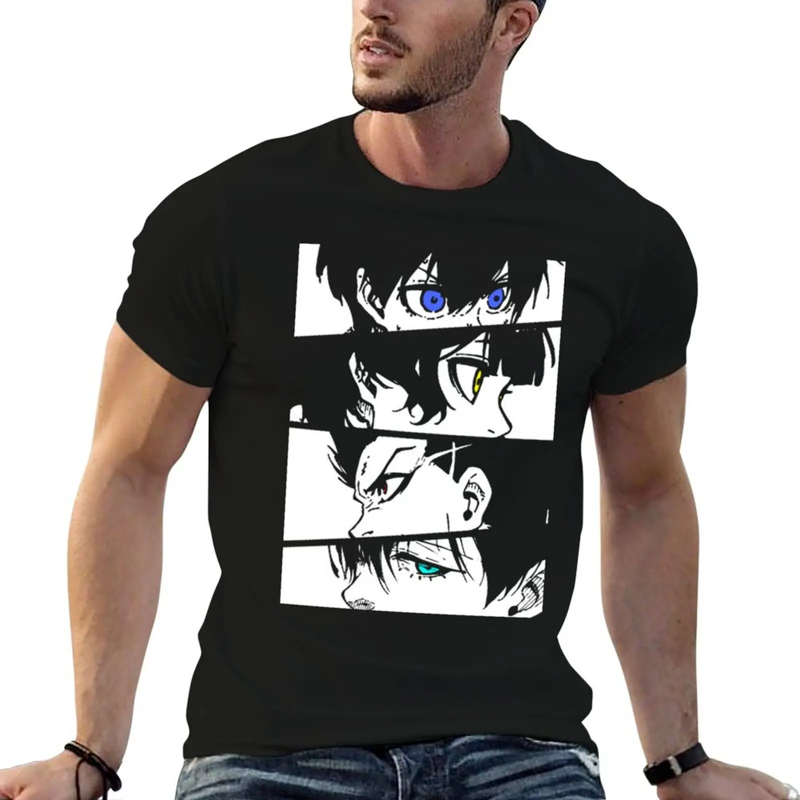 

blue lock nice picture T-Shirt rapper graphic tees cotton graphic tees black t-shirts for men