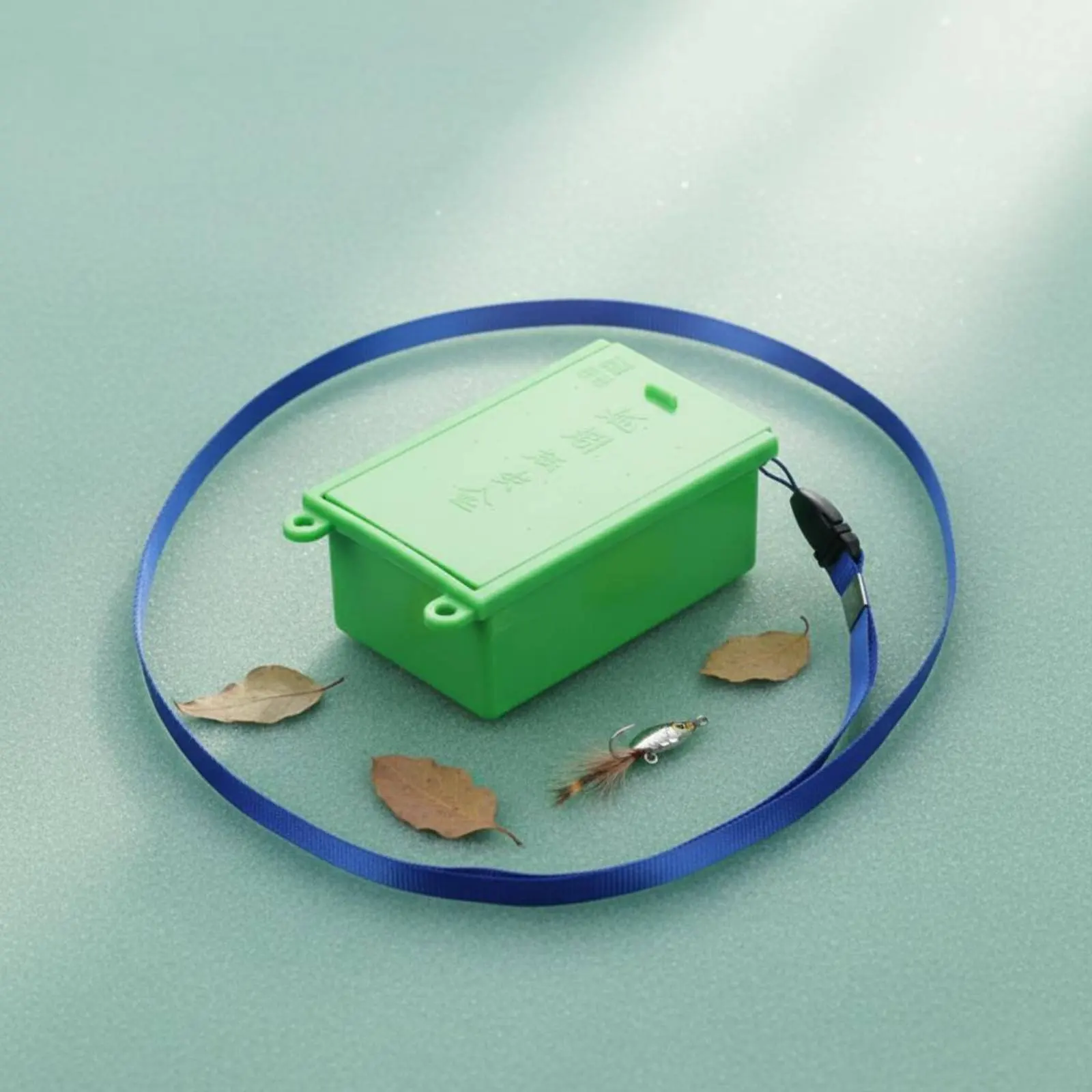 

Neck Hanging Angling Lure Case Vented Lid Angling Lure Holder Active Box Large Capacity Plastic Angling Attractor Box