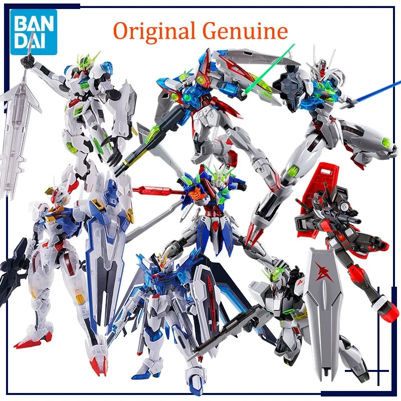 Original Genuine Bandai Anime Ichiban KUJi GUNPLA 2024 BARBATOS RISING FREEDOM GUNDAM AERIAL WING ZERO Assembly Model Toy Action