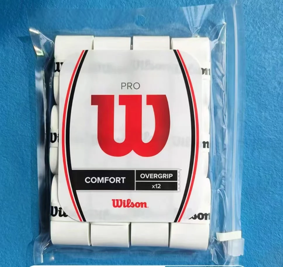 الأصلي ويلسون Overgrip المضادة للانزلاق مضرب تنس السيطرة باديل ملحق صدمة تنس الريشة الاسكواش التدريب العصابة #4