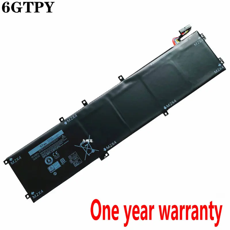 

New 6GTPY Laptop Battery For DELL XPS 15 9570 9550 9550 7590 Precsion 5530 5510 5520 M5520 M5510 M2X4 97WH