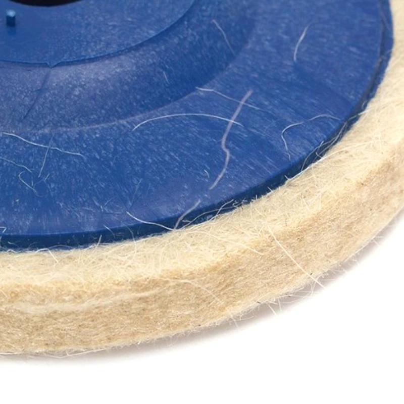 1pc 100mm Wool Polishing Wheel Buffing Pads Angle Grinder Wheel Felt Polishing Disc for Metal Marble Glass Ceramics 1PC