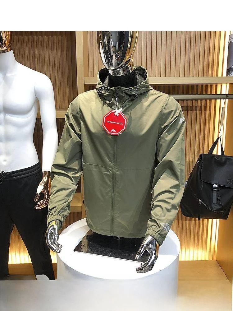 

Outdoor Mountain Series Windproof Water-Resistant Breathable Casual Loose-Fit Hooded Jaet Youth Faion Autumn Stand Sve