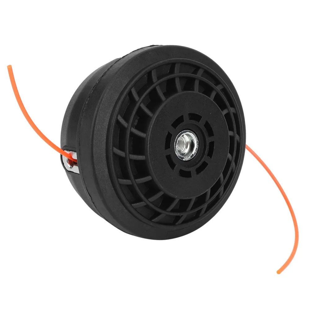 

Heavy Duty Grass Trimmer Head Plastic Material Black Color Lawn Mower Replacement Universal Replacement Garden Maintenance